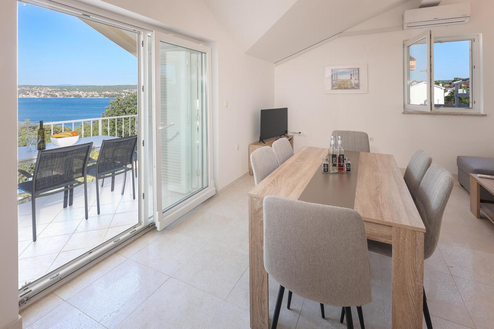 Appartamento Sea View By Moro Malinska Esterno foto