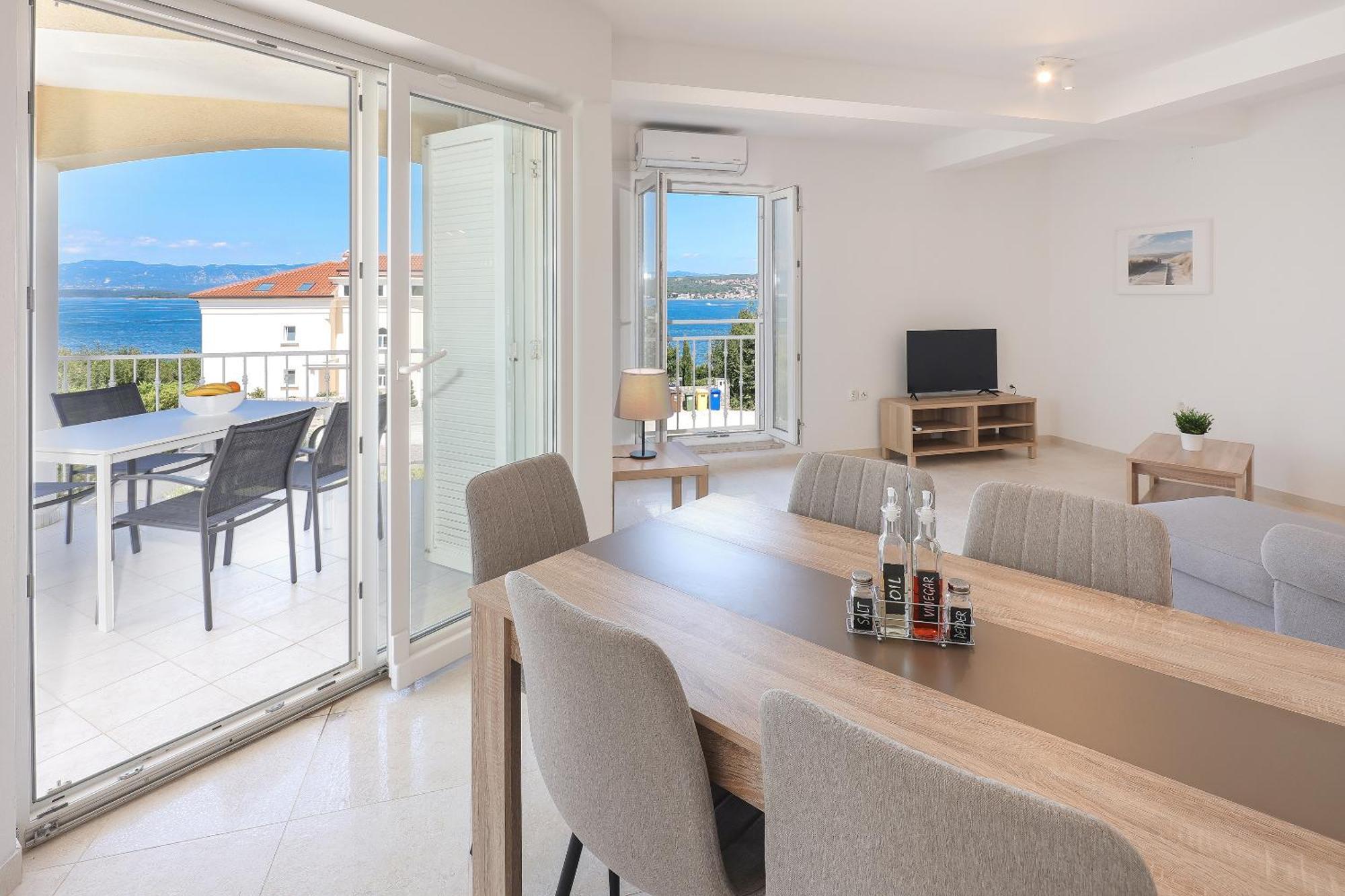 Appartamento Sea View By Moro Malinska Esterno foto