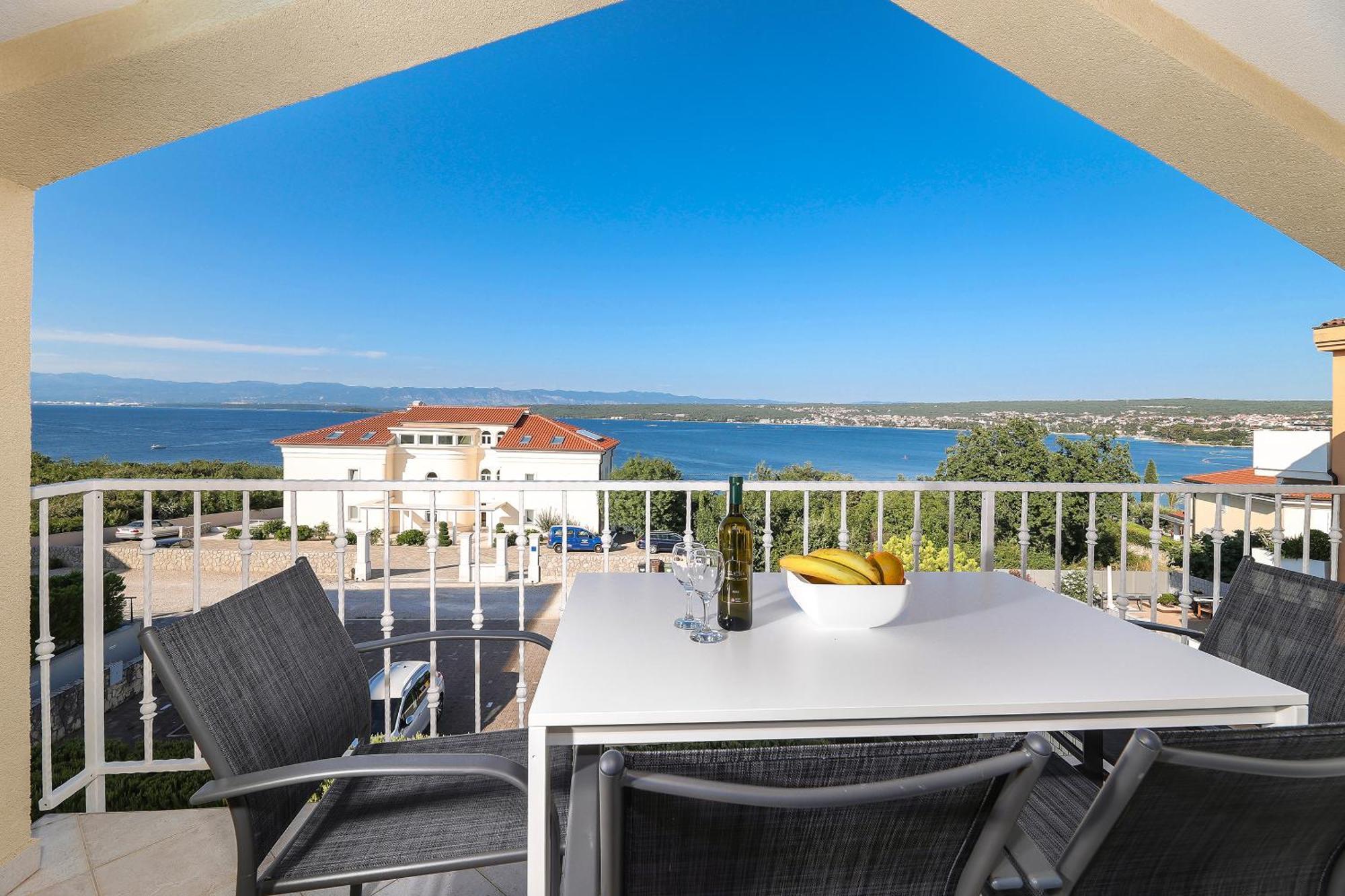 Appartamento Sea View By Moro Malinska Esterno foto