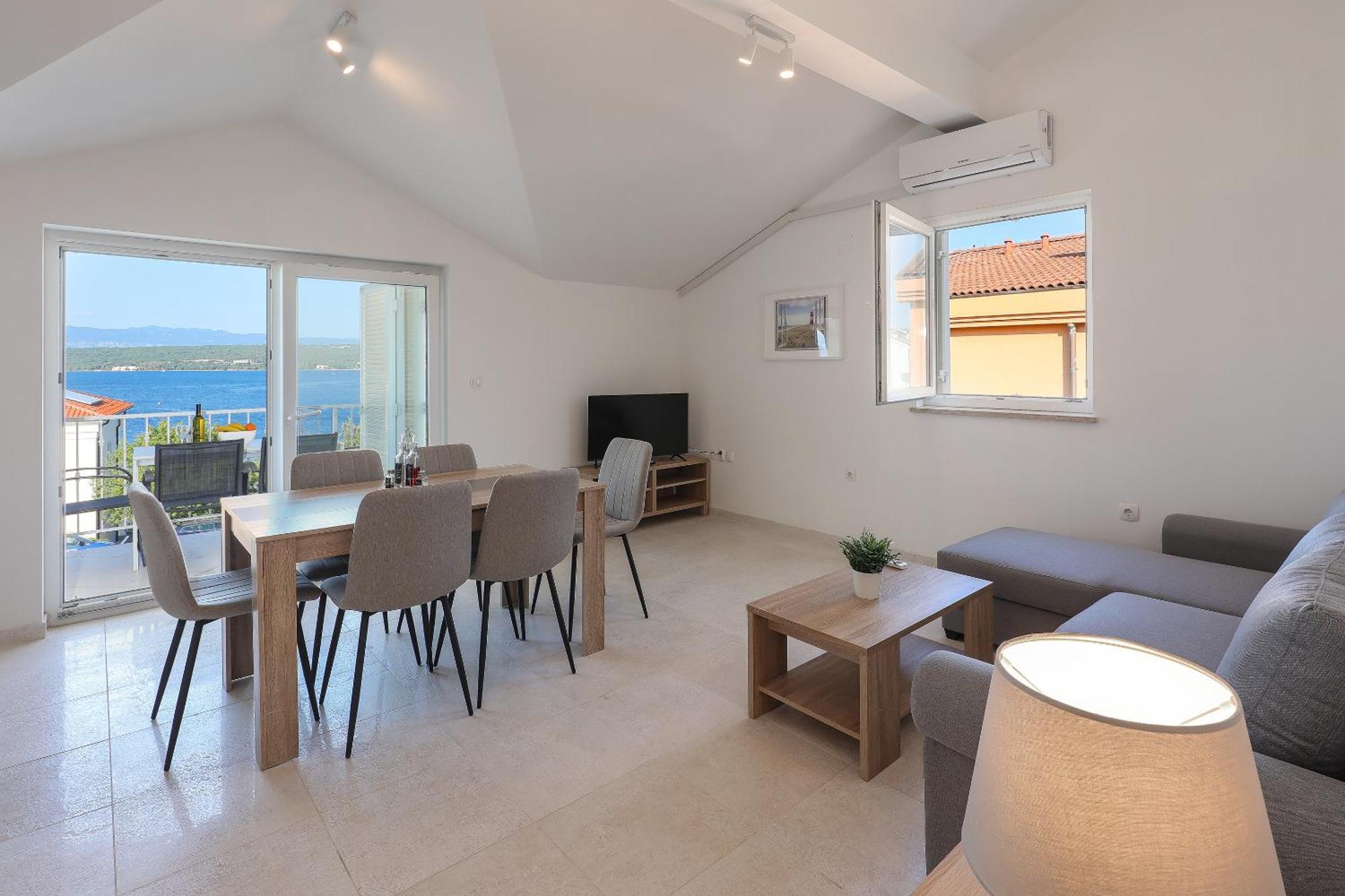 Appartamento Sea View By Moro Malinska Esterno foto