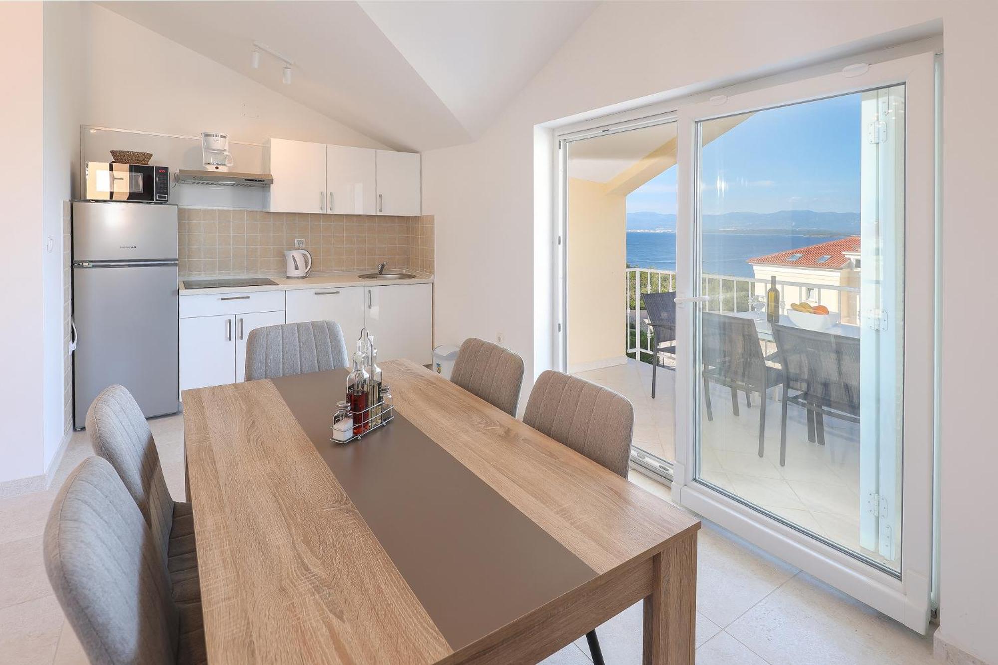 Appartamento Sea View By Moro Malinska Esterno foto